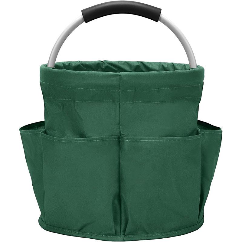 17L Folding Basket with Handle Collapsible Garden Tool Tote Storage Bag Portable Picnic Baskets Outdoor Beach Baskets JT581