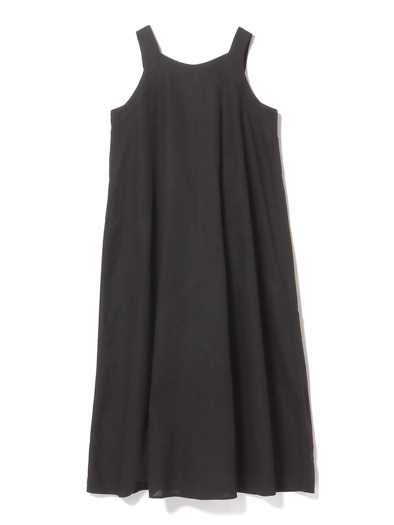Beams Heart Kang Long Dress One Size Women's O/D OP25S, Black,