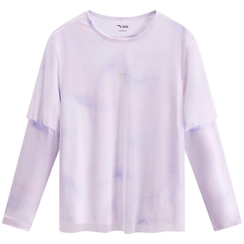 ANTA Kids  Girls  Faux 2-Piece Long-Sleeve T-Shirt 150