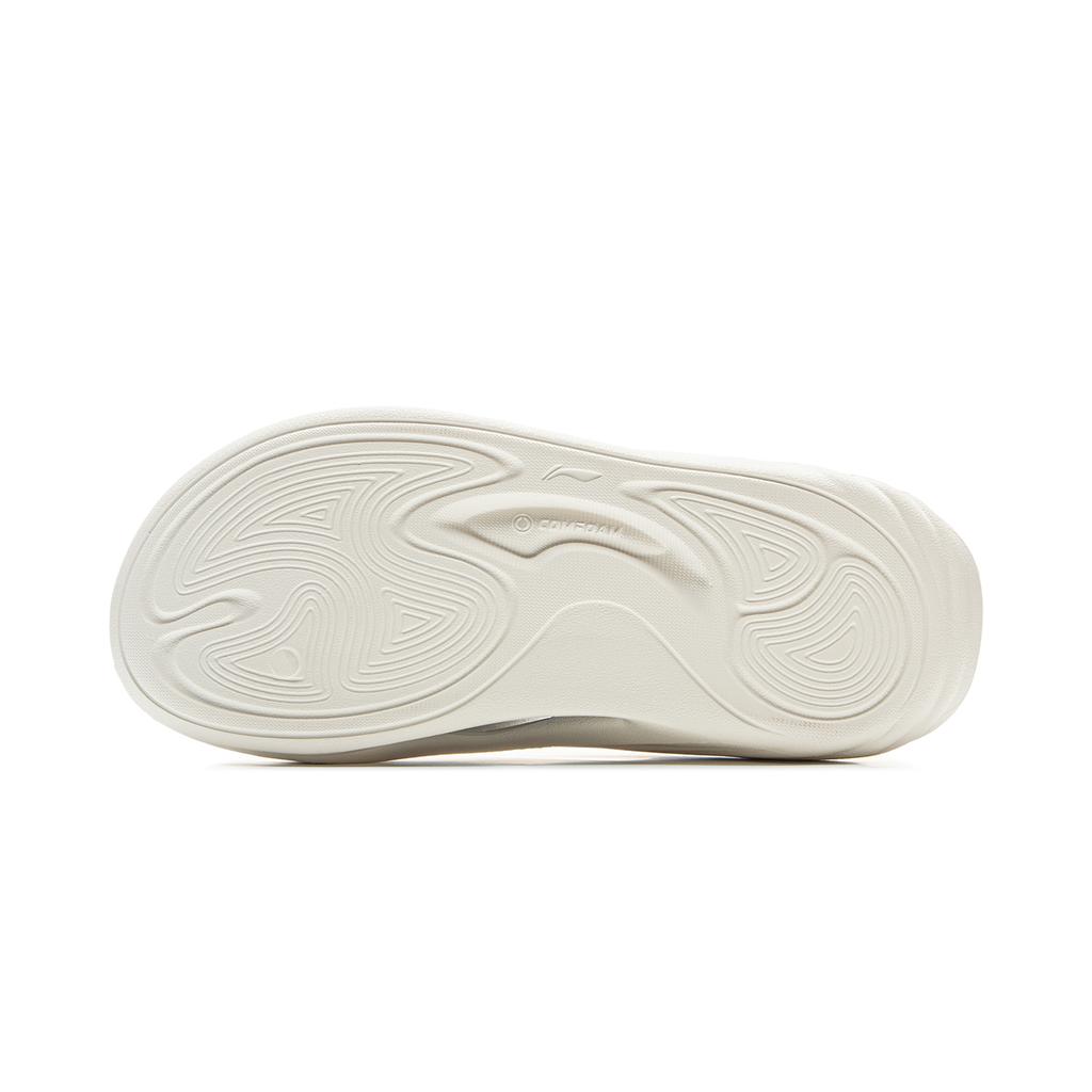 New LiNing SOFT SLIPPER Slip Resistant Abrasion Resistant Slide Slippers Unisex White Black AGAV009-4