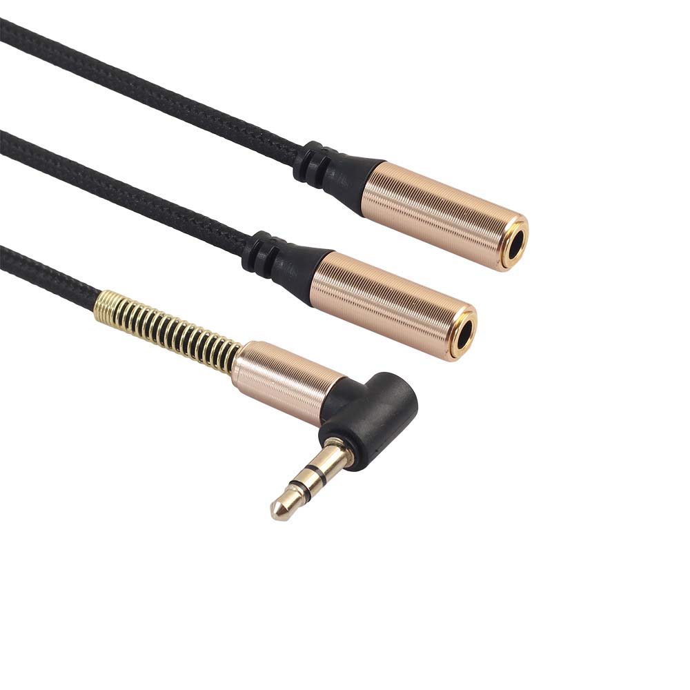 Jack Splitter Male to Female Headphone Adapter Audio Cable Y Splitter Cable Audio Extension Cables