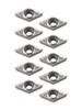 Carbide Cutter Blades 10pcs DCGT11T302AK DCGT32 50 5 Inserts for Aluminum Machining with High Rigidity and Strong Resistance