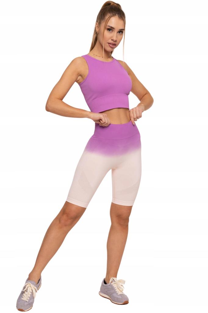 MORAJ PINK XL Seamless Cycling Leggings for Women High Waist Push-Up Sports Leggings