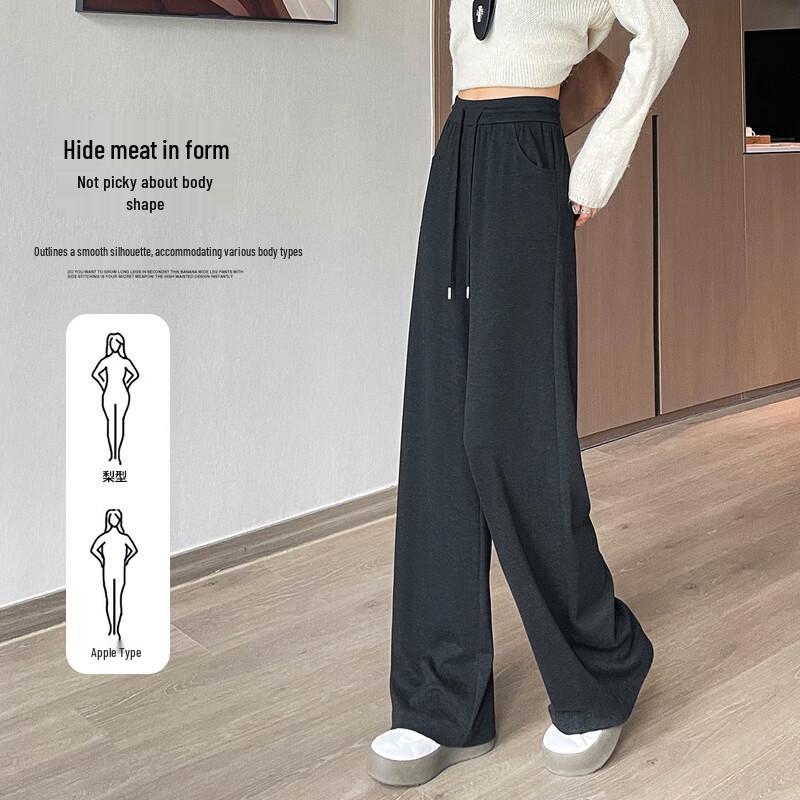 Women's High-Waisted Wide-Leg Casual Pants