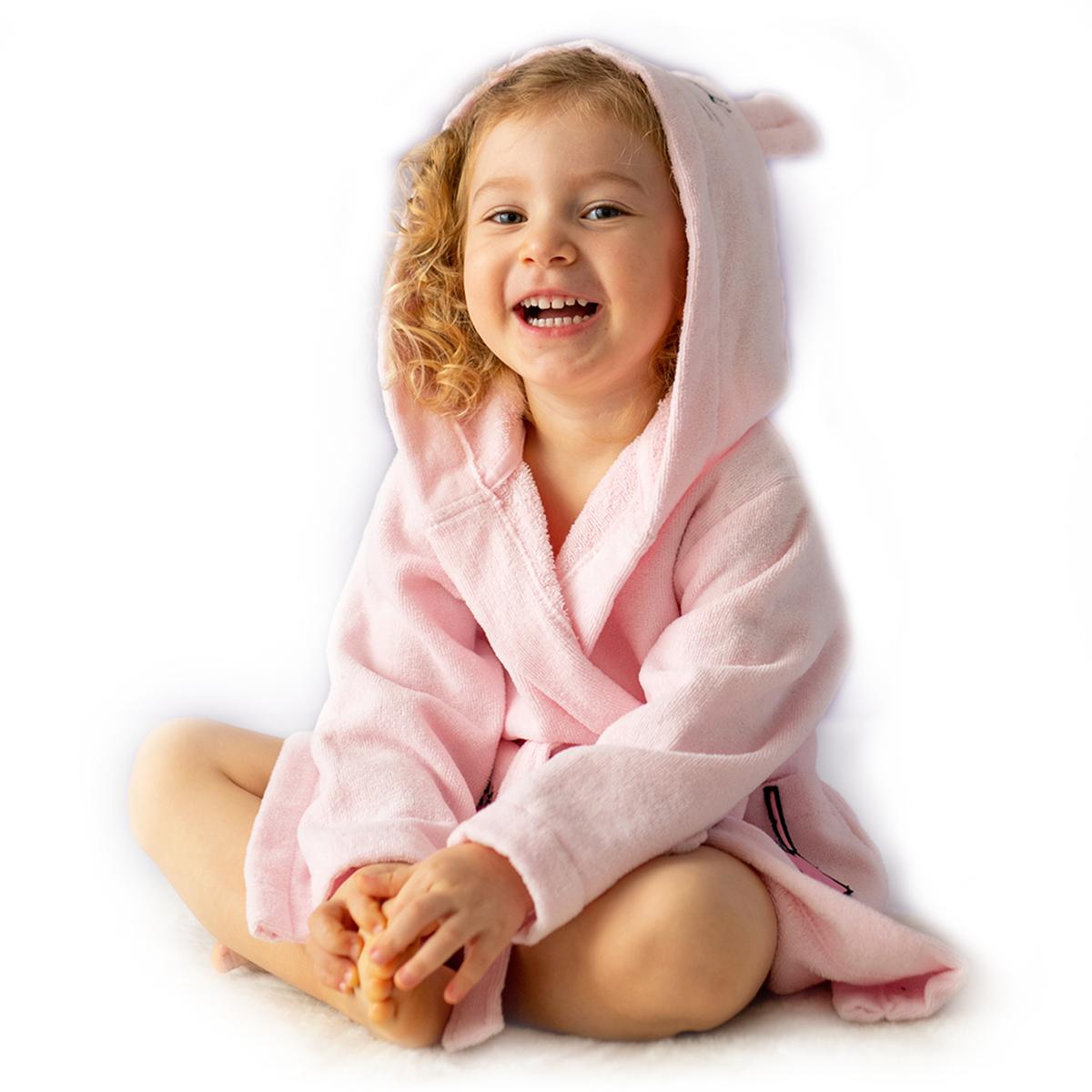 

Milk&Moo Çançin Velvet Bathrobe 2-4 Years розовый