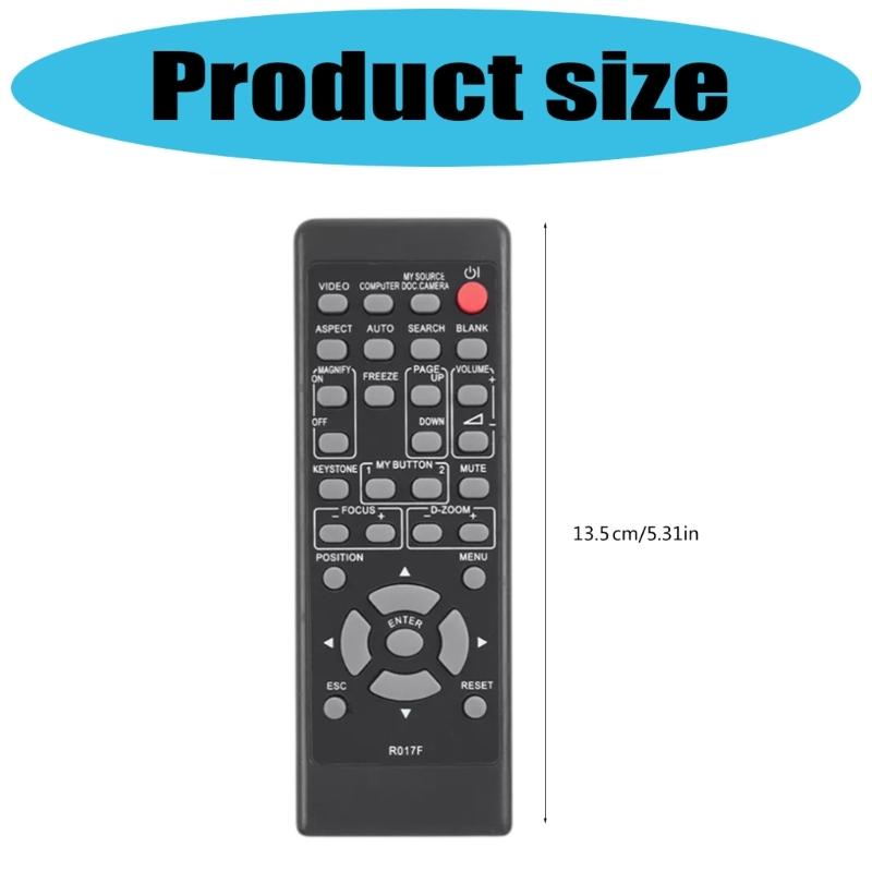 Travel Friendly Remote Control Projector Remote Substitute for R0001 R0004 R007 R007A R016F R016A And Additional Models