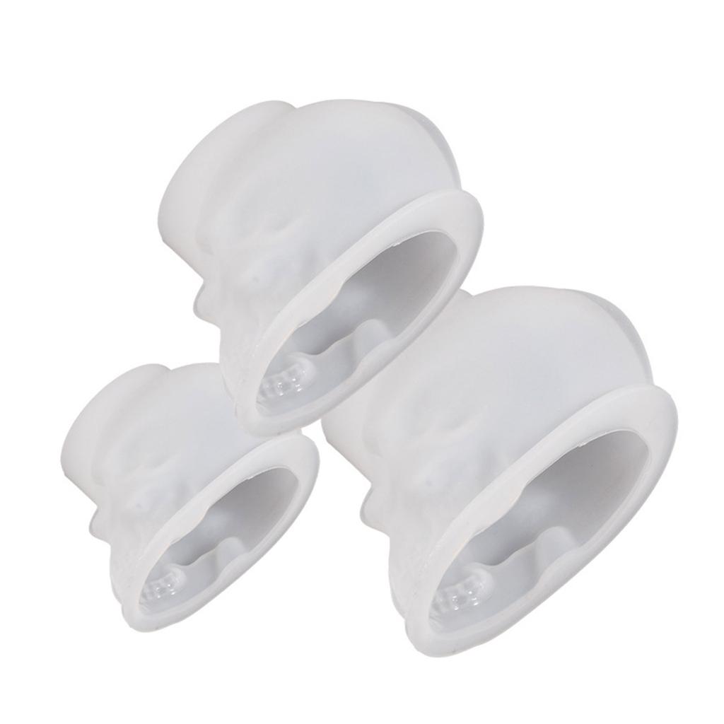 3D Skull Resin Mold Handmade Silicone Mould for Keychain Pendant Candle Making Desktop Decoration Skeleton Epoxy Casting