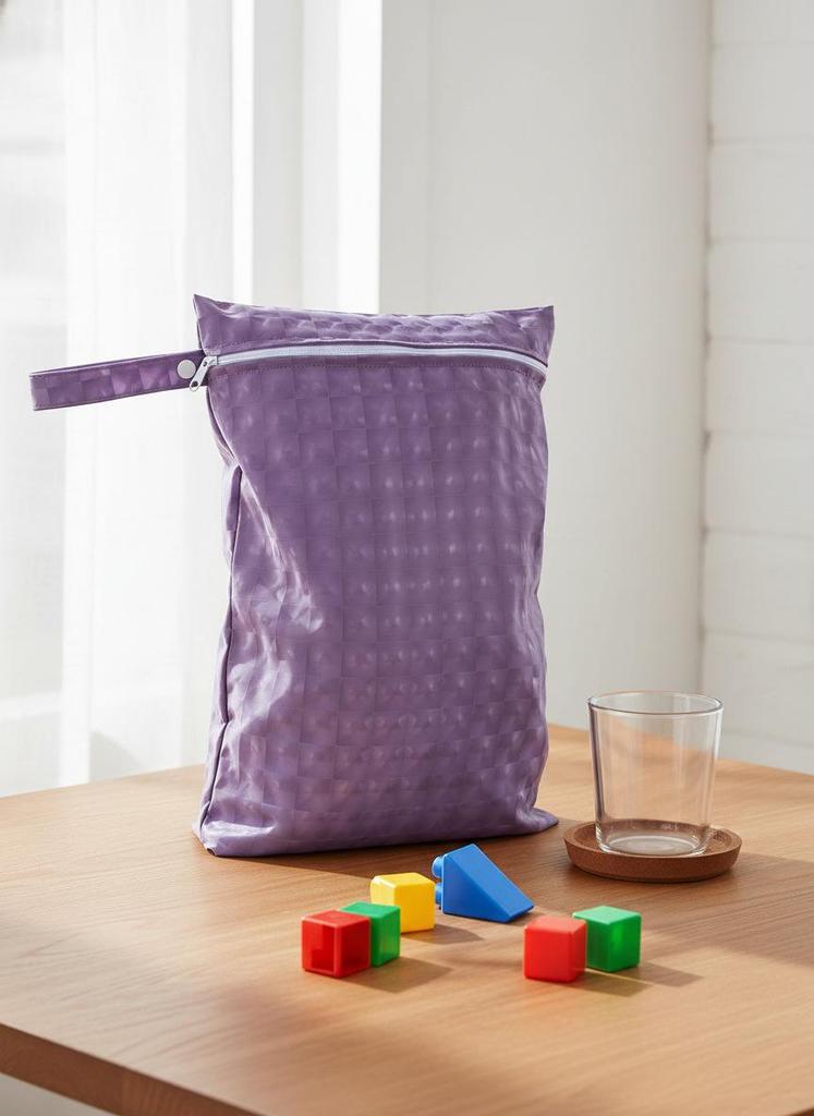 Recycled PU Travel Storage Bag with Separate Compartment for Clothing & Toiletries