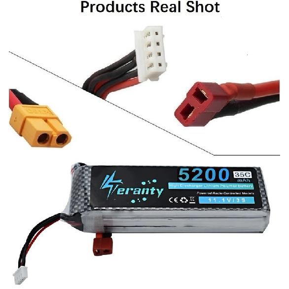 3S Lipo 11.1V 1500mAh 2200mAh 3300mAh 4200mAh 5200mAh 10800mAh Battery For RC Car Airplane Helicopter 11.1V Rechargeable Battery