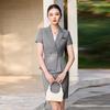 TROMAN Women's Summer Professional Short Sleeve 3-Piece Suit Set