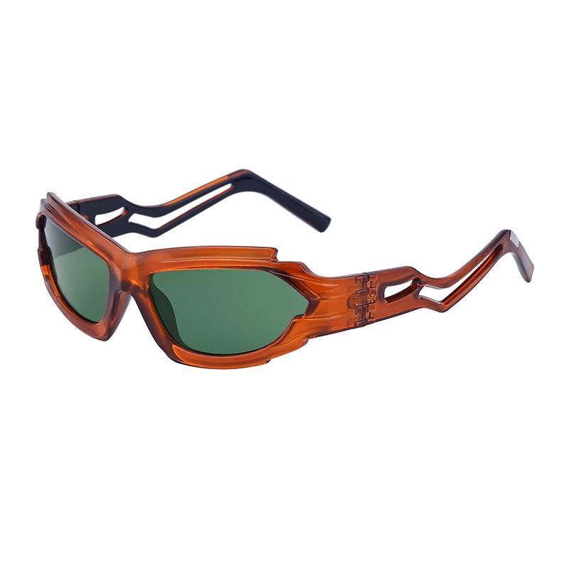 

Солнцезащитные очки в стиле панк Женские футуристические солнцезащитные очки Женский тренд Велосипедные очки