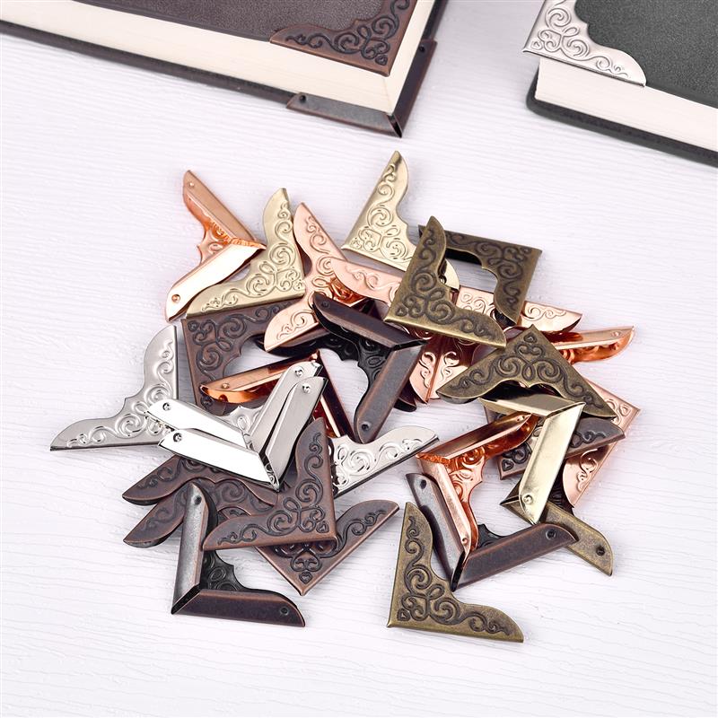 23mm Rohy Knihy s Bočním Potiskem, Rohy Poznámkového Bloku, Kódové Rohy, Rohy Barevných Stran, Chránič Rohů Knihy s Vnitřním Prostorem 1MM