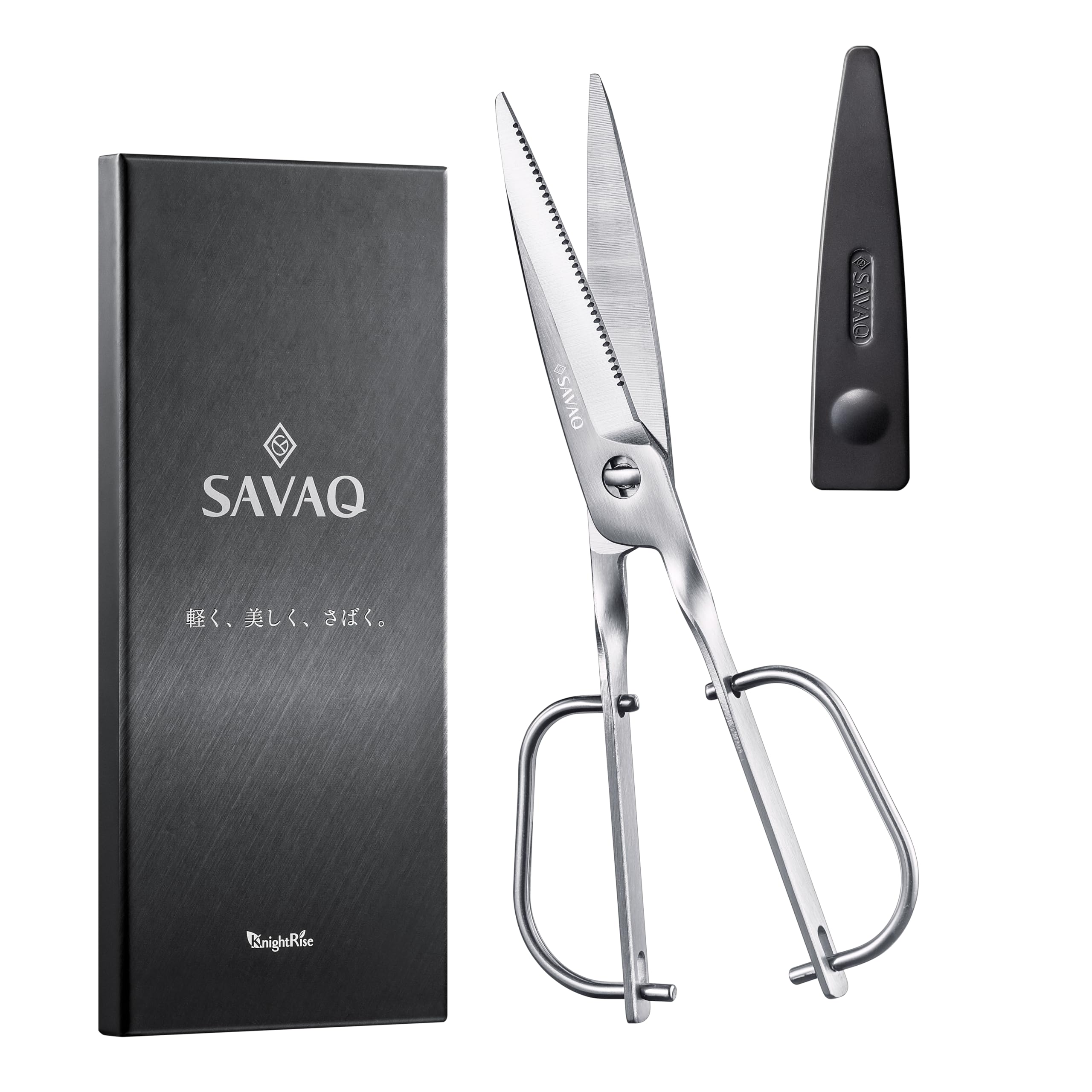 

by a professional SAVAQ kitchen cooking all stainless dishwasher lightweight type [Supervised chef] scissors, scissors, disassembled, steel, safe,