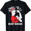 I Wear Red To Fight Heart Disease Awareness CHD Mom Day T Shirt