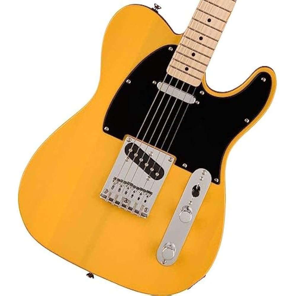 Squier by Fender Squier Sonic™ Telecaster®, Maple Fingerboard, Black Pickguard, Butterscotch Blon...