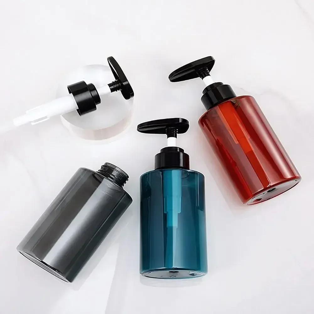 Hand Soap Dispenser Lotion Container Pump Shampoo Bottle Dispenser Refillable Cylinder Empty Corrosion-resistant Bathroom Adult