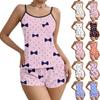 Women Soft 2 Piece Pajamas Set Sleeveless Shorts Set Loungewear Sets Pyjamas Nightwear