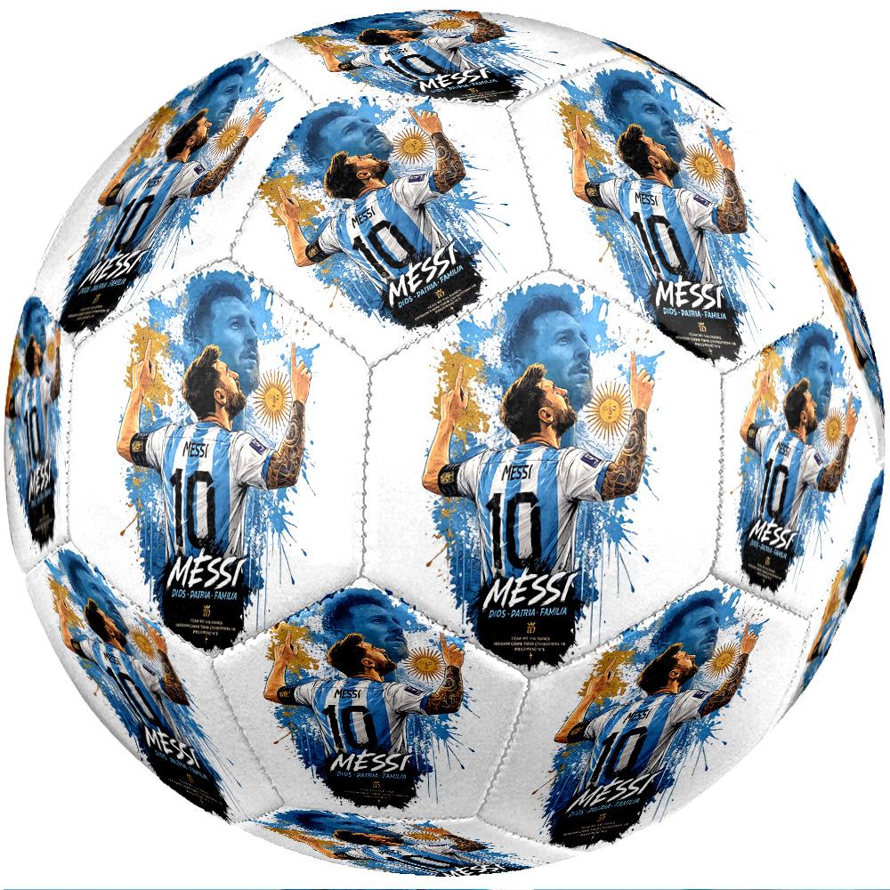 Pallone da calcio a tema Lionel Messi Taglia 5 Pallone da calcio Tocco Morbido Pallone da calcio Professionale per Allenamento per Sport all'Aperto