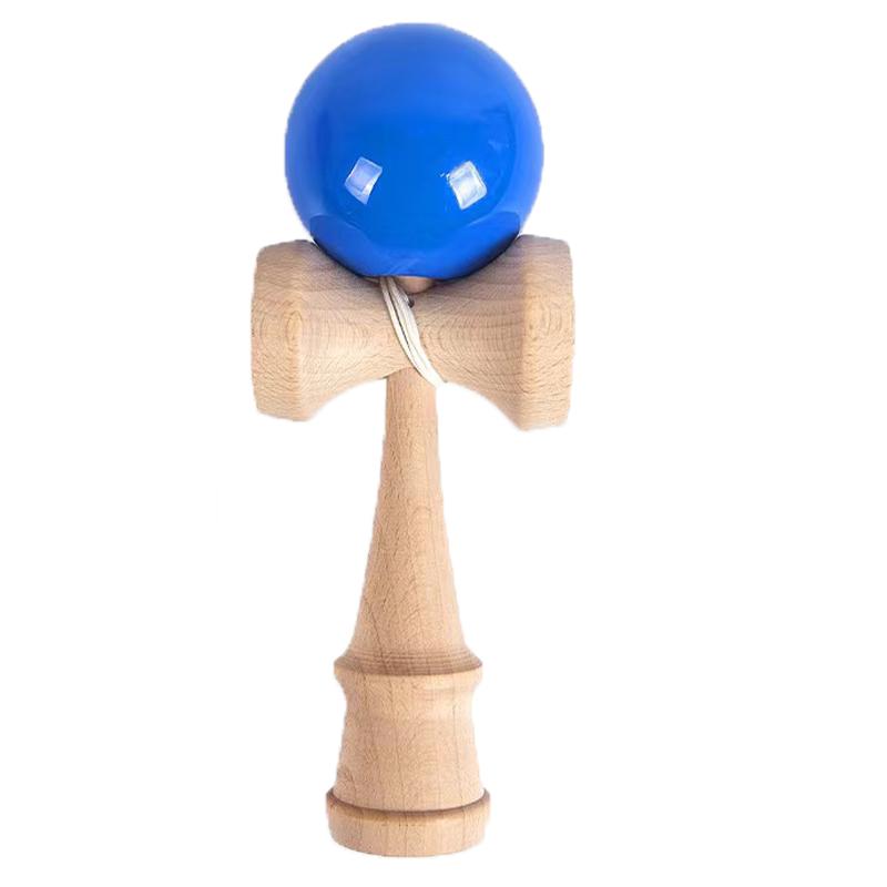 Outdoor puzzle competition skill ball practice hand eye coordination toy Japanese wooden sword ball children's and adult toy