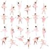 6 Pcs Ballerina Themed Party Garland Ballet Dancer Banner Pink Ballerina Dancing Bunting Supplies Ballet Theme Hanging Garland for Party Wedding