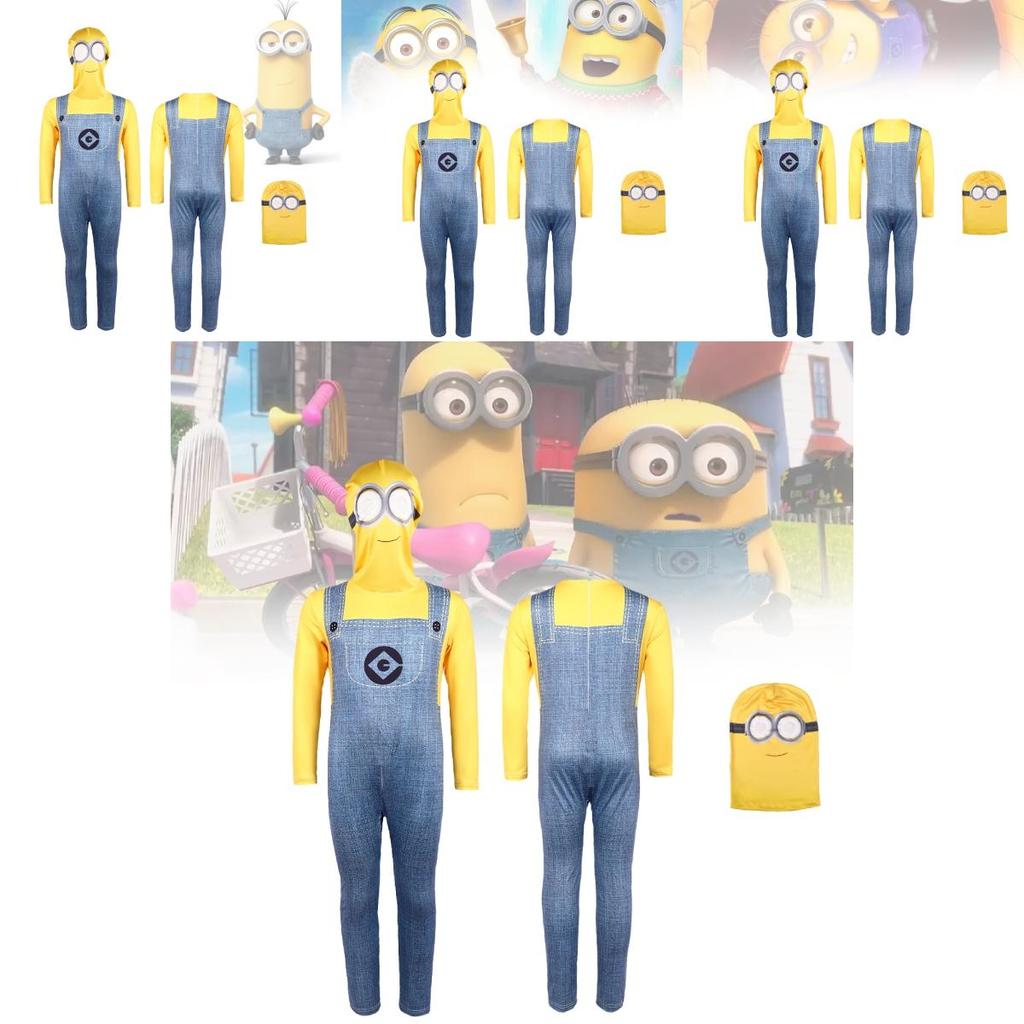 Entzückendes Minions Cosplay Kostüm Perfekt für Bühnenauftritte Unisex Design für Kinder