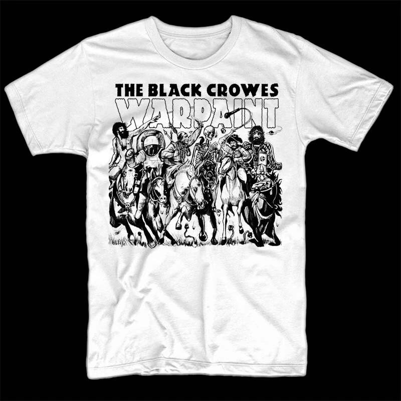 The Black Crowes WARPAINT T shirt WHITE XL