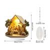 Enfeite Lembrancinhas Escola Dominical Coleção de Estatuetas Religiosas| Peça de Exibição | Estatueta de Decoração para Casa | Estátua Decorativa