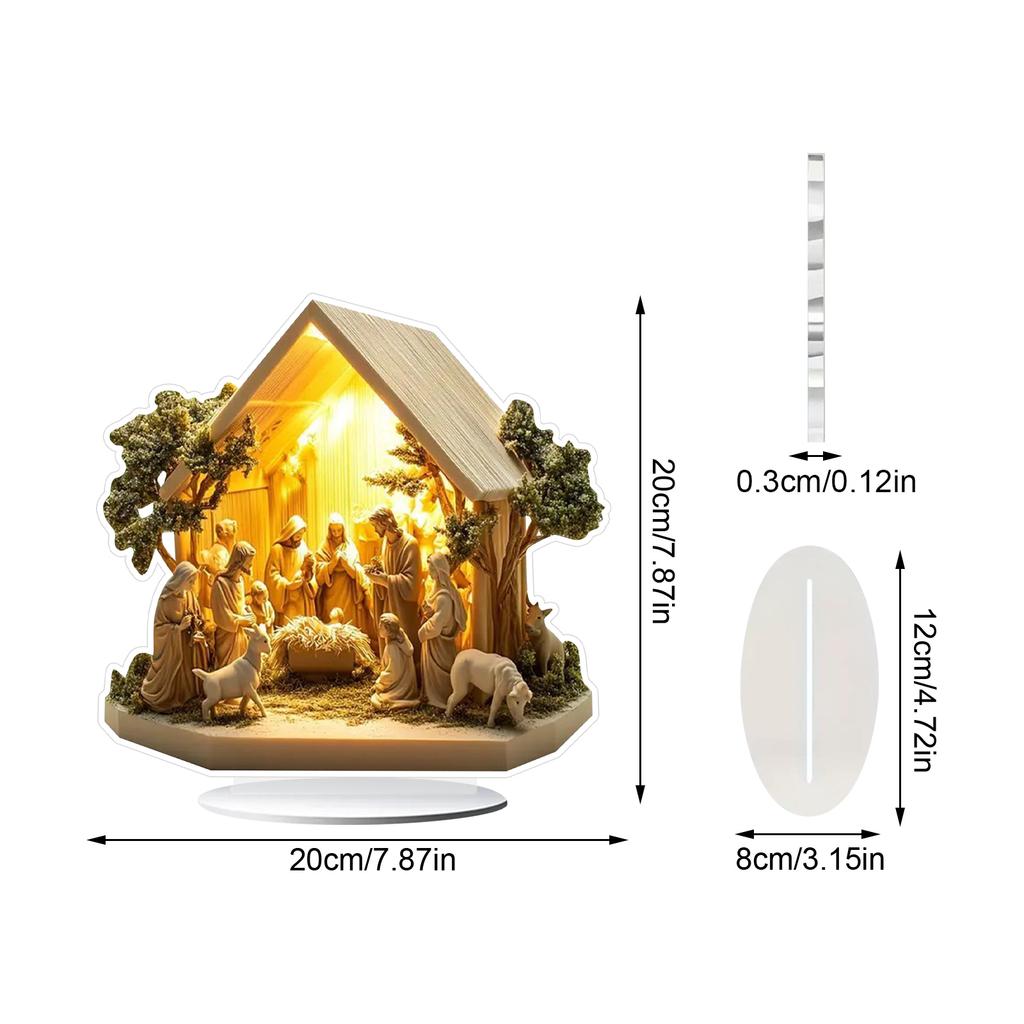 Enfeite Lembrancinhas Escola Dominical Coleção de Estatuetas Religiosas| Peça de Exibição | Estatueta de Decoração para Casa | Estátua Decorativa