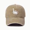 Cotton Wash Vintage Baseball Cap With Curved Brim For Casual Men And Women