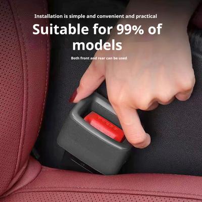 Car Seat Belt Buckles Holder Silicone Seat Belt Buckles Booster for Rear Seats Easy Access Safety Seat Belt Car Accessory for Kids