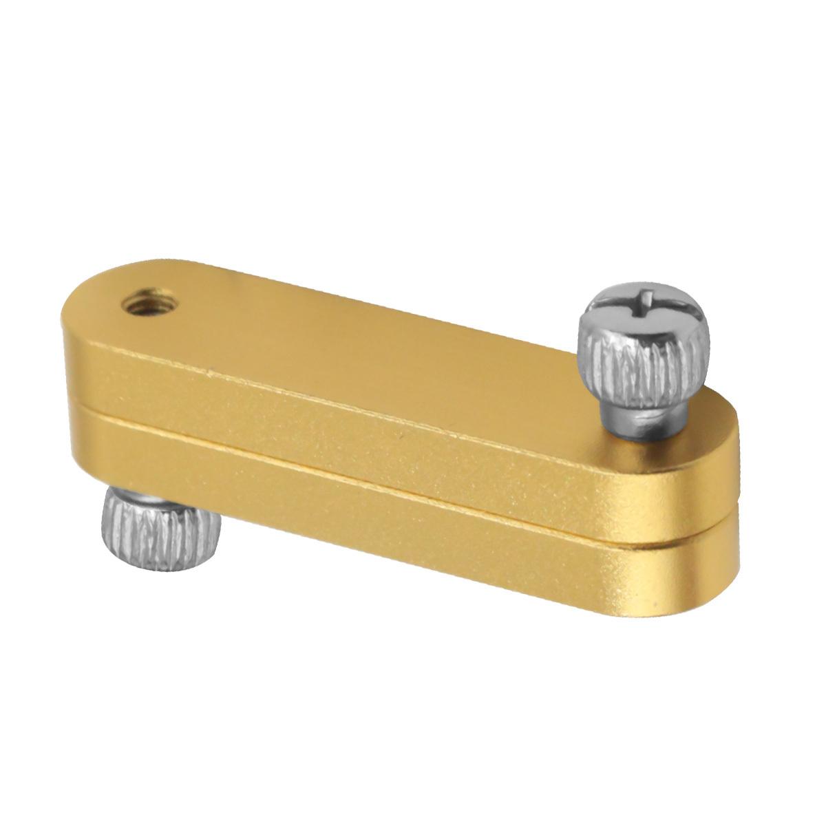 

1Pc Steel Ruler Positioning Block - Woodworking Scriber Line Marking Gauge for Carpentry Ruler Measuring Tool золотий