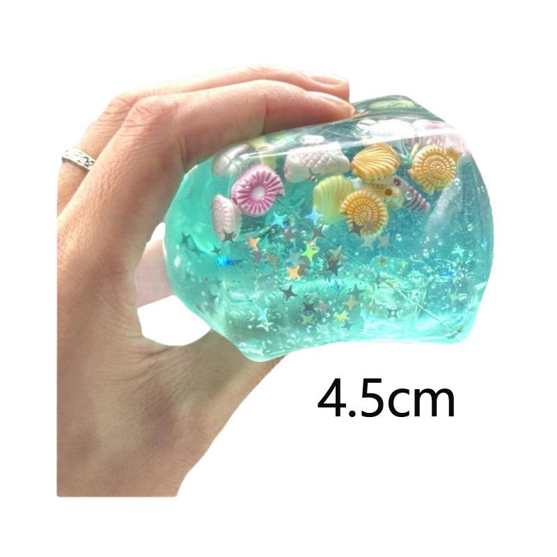 Taba Squishy Stress Balls Cube - Ocean Sensory Fidget Toy Slow Rise Squishy Toys For Kids And Adults Squeeze Relax Gift