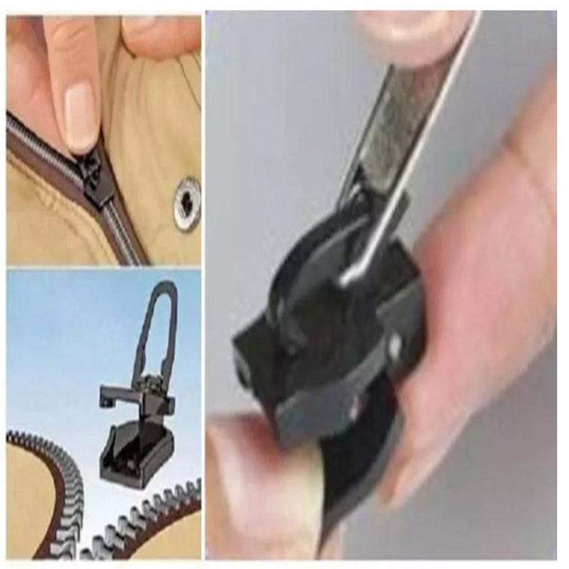 3 Sizes Universal Instant Fix Zipper Repair Kit Replacement Zip Slider Teeth Rescue Sewing Clothes Bag Zippers Tool Accessories