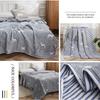 Skin-friendly Summer Thin Quilt Printed Quilt Air-conditioning Quilt Single Double Summer Cool Quilt Soft Bedspread Spring and Autumn Thin Quilt