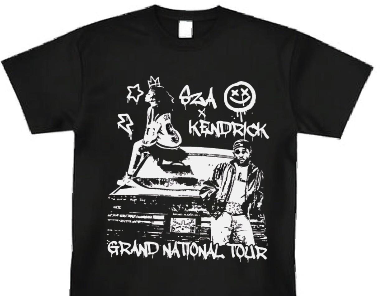 Kendrick Lamar x GNX Tour Merch T Shirt S-5XL New TDE GNX 2025 K Dot PgLang S разноцветный