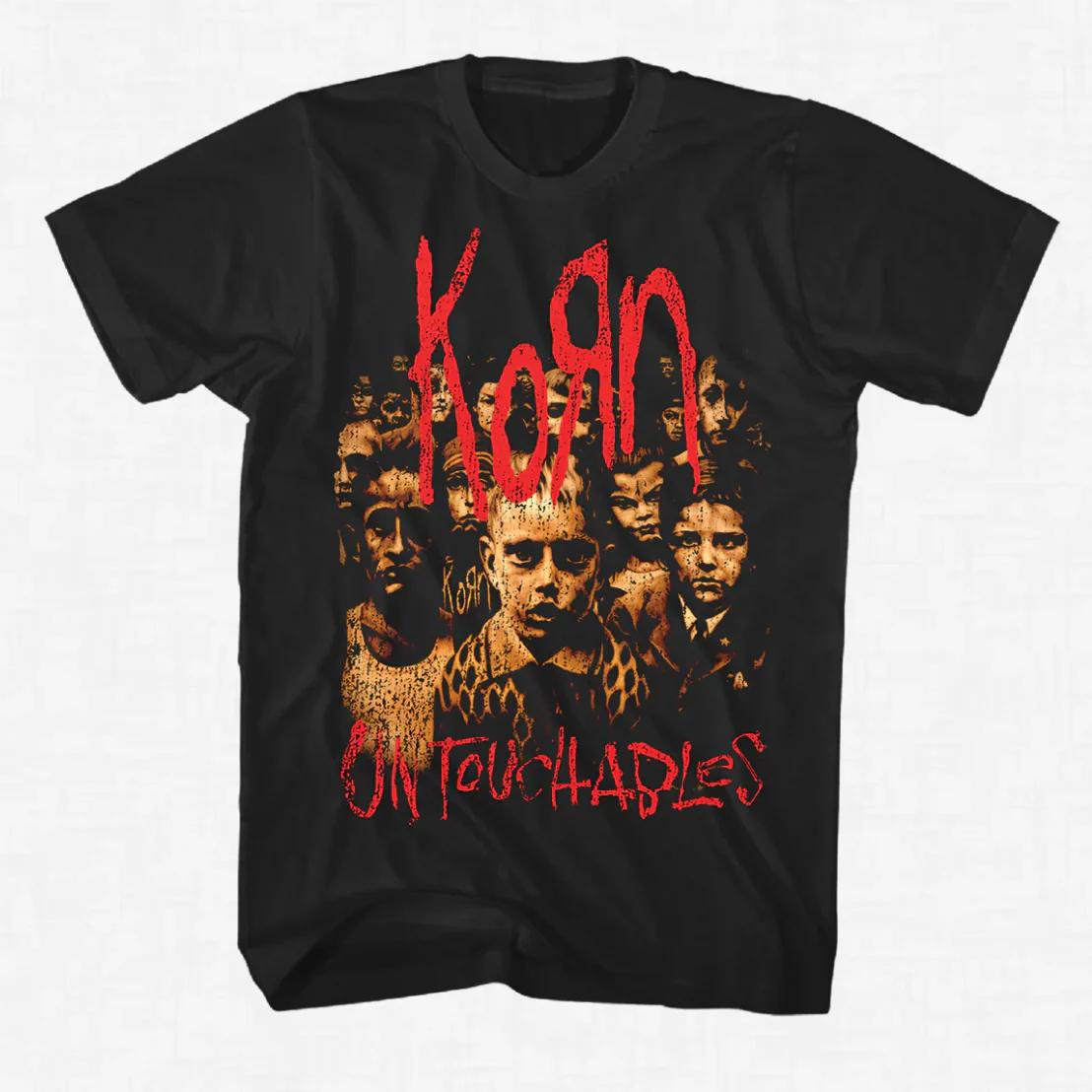 Korn Self Titled Album Cover Casual TShirt Mens and Womens Luxury Brand Top 2026 L