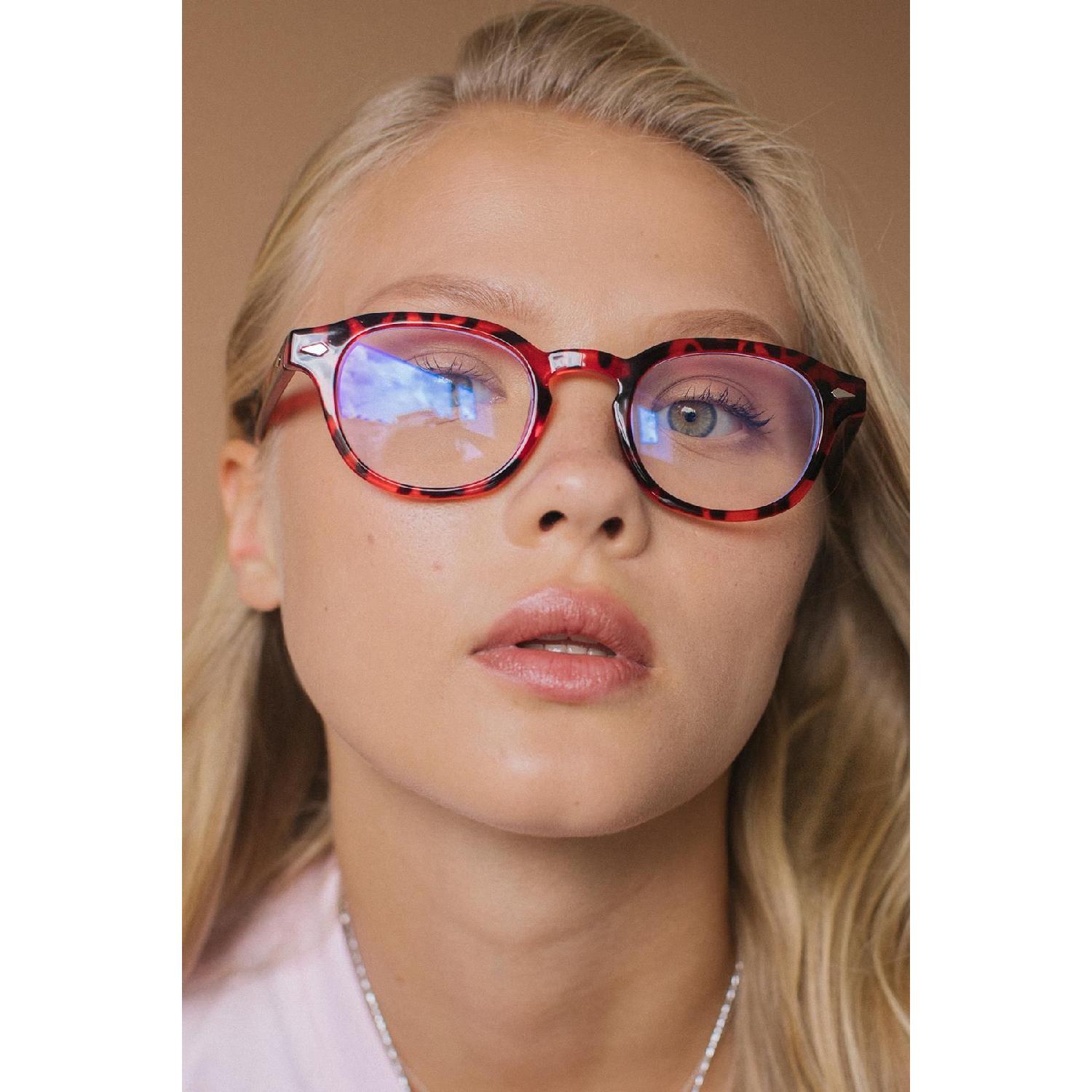 

Защитные очки Ryan Leopard Blue Light белый