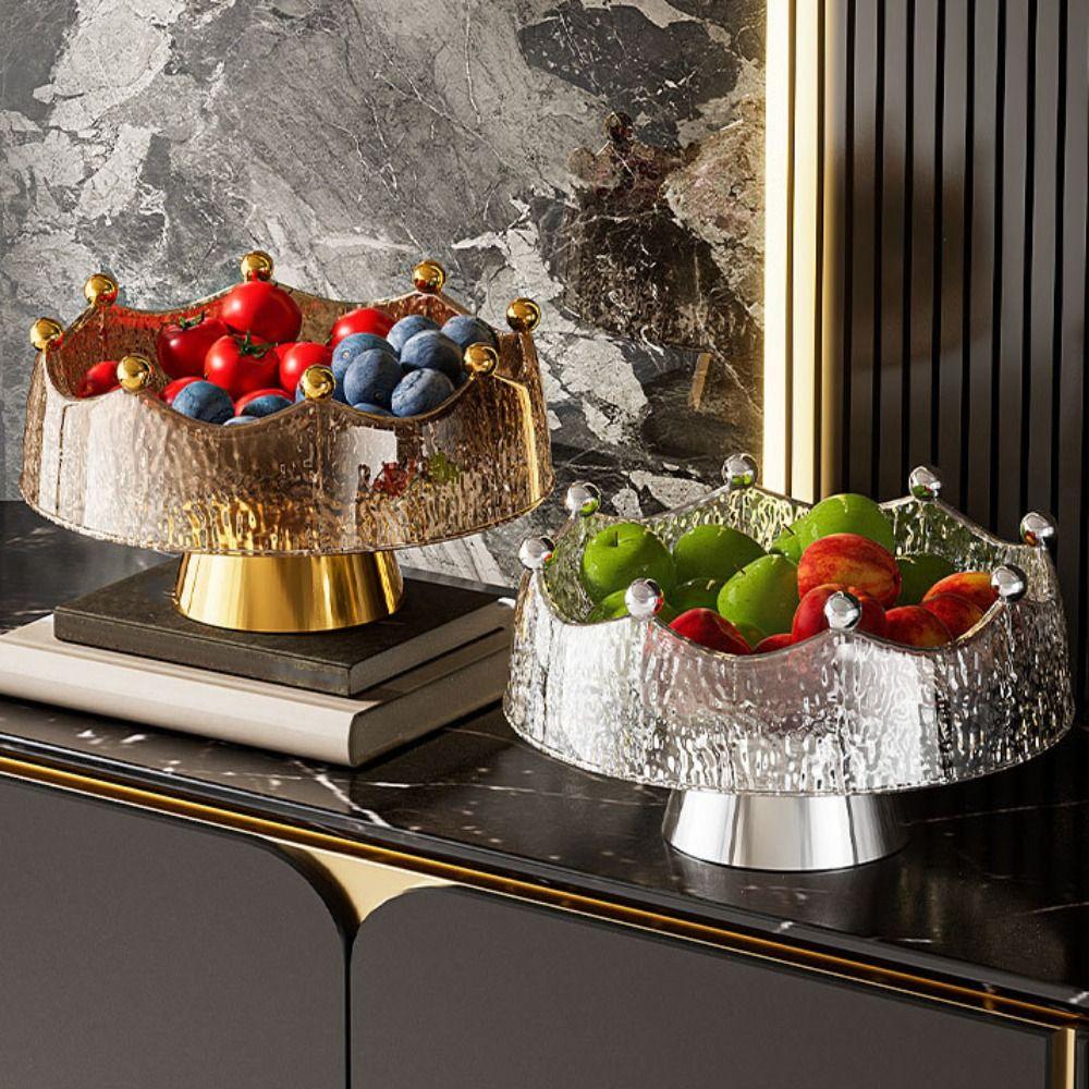 Plastic Fruit Water-Filtering Bowl Creative Salad Plate Fork Set Fruit Serving Plate  Picnics