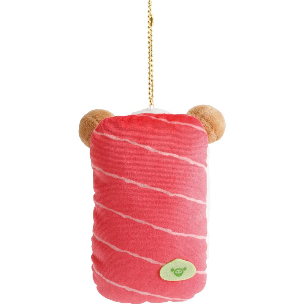 San-X Rilakkuma "Always Sushi Goods" Sushi Hanging Plush Toy, Rilakkuma MV38501, Approx. H125 X W95 X D80mm
