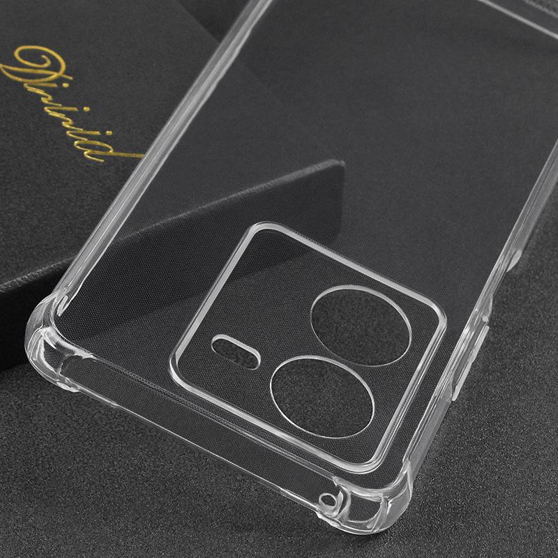Suitable for VIVO X300Ultra Mobile Phone Case, Airbag Anti-drop X300 FE Transparent TPU Soft Case, Four Corners Anti-yellow