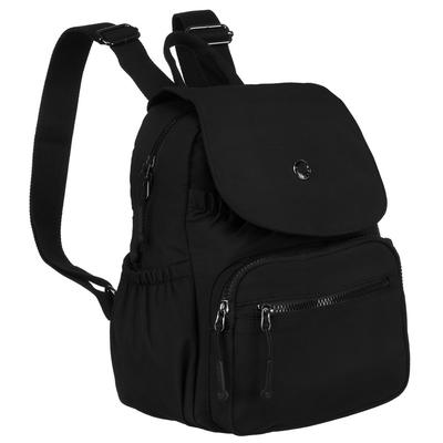 Women's Polyester Backpack In a Fashionable Black Color - Peterson