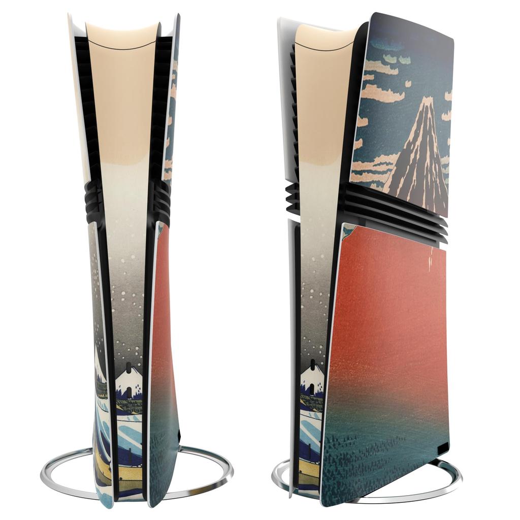 PlayVital ps5 Pro Hauptkörper Vollständiger Satz benutzerdefinierter Aufkleber für digitale und Disc-Lademedien Fernbedienung Aufkleber Aufkleber Abdeckung Großartig kompatibel,