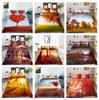3D Bohemian Printed Bedding Single Double Bed Full Size Tropical Pattern Pillowcase and Quilt Cover Comfortable Home Decoration
