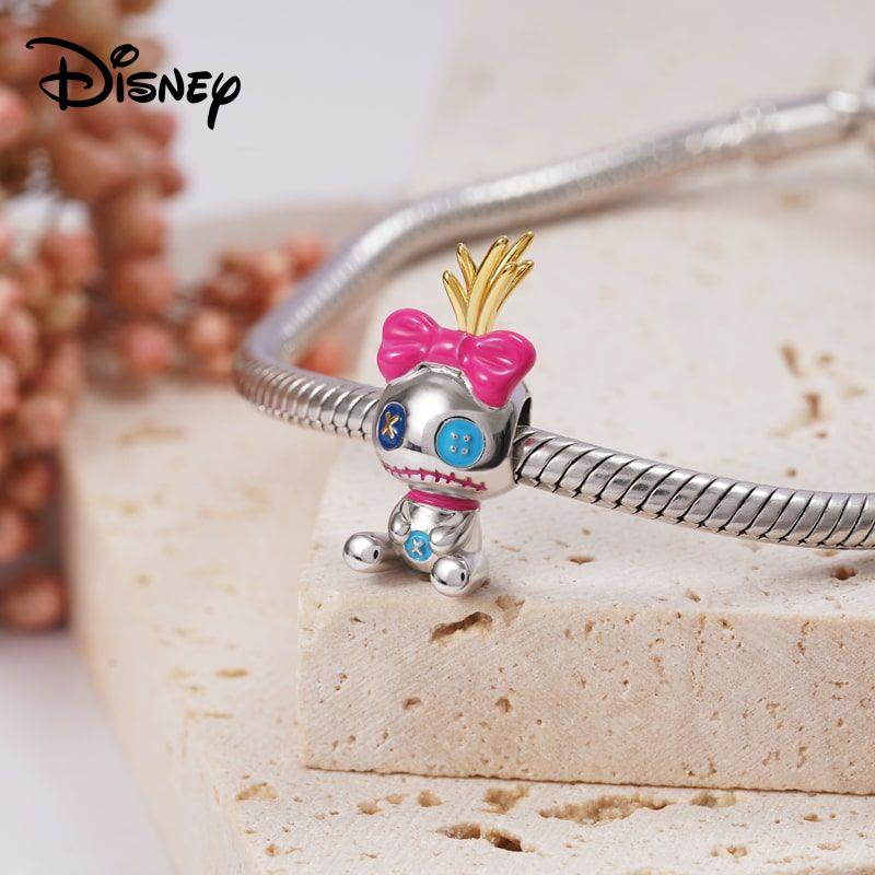 Disney Nový 925 Sterlingové Stříbro Medvídek Pú Steh Tygřík Visací Korálek fit Originální Náramek DIY Festival Dárek pro Ženy na Večírek