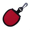 Golf Ball Pouch Compact Holder Lightweight for Golfers Red
