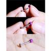 110-Piece Mixed Color Piercing Jewelry Set: Acrylic Tongue, Nose, Eyebrow, and Lip Studs