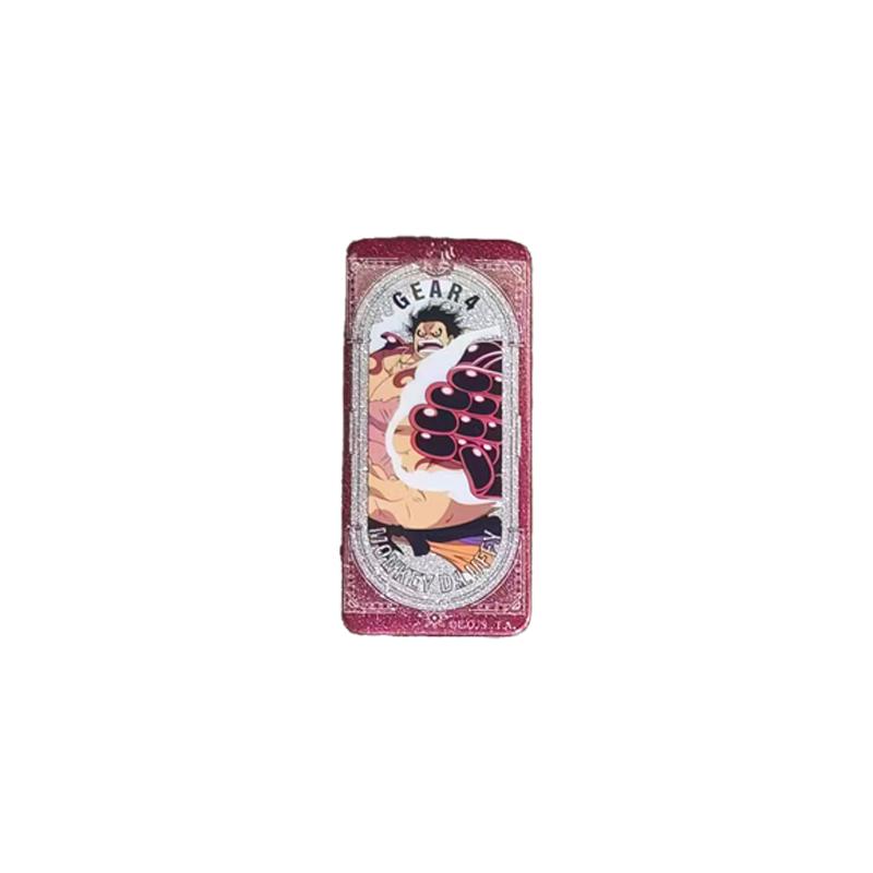 

1pc Official Licensed One Piece Luffy Gear 1-5 Rectangular Double-Flash Badge — Decorative Ornament Anime Present designed for Friends