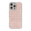 Gilded for Apple 17promax Phone Case for IPhone 16 Pink Grid Bow 13 Plated 14 Hard for Huawei