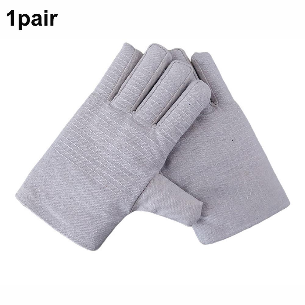 

Износостойкие сварочные перчатки, холщовые защитные перчатки, новая защита 1pair