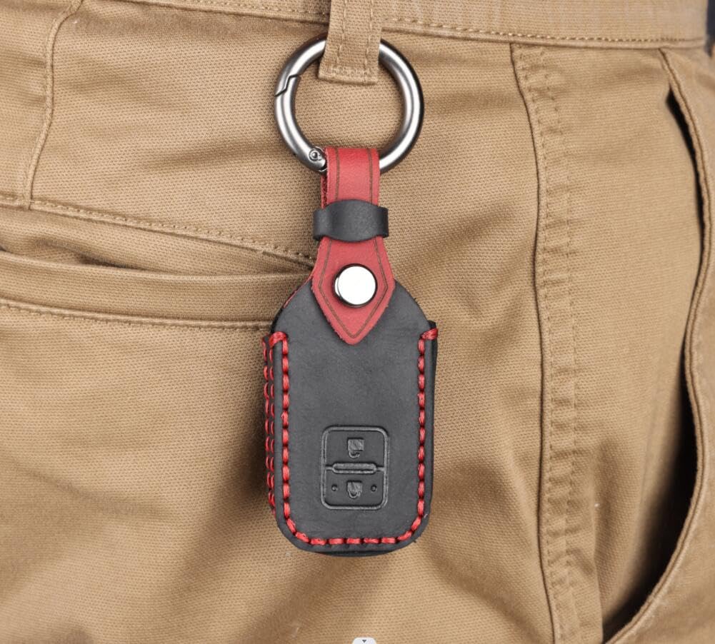 Kinotaka Genuine Leather Smart Key Case for Designed for the New Jimny Spacia Wagon and New Hustler Suzuki, (64 Series), Custom, XBEE, R, Smart,